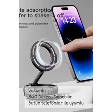 Plentiful Manyetik Araç Telefon Tutucu 360 Derece Dönebilir Araç Cam Ayna Uyumlu K11