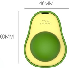 Arven ToysAvokado Kedi Çimi Kedi Oyuncağı Yalama Topu Doğal Kedi Nanesi 360 Derece Dönen Top