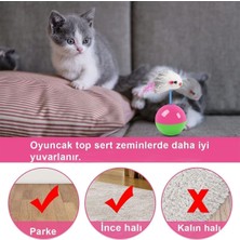 Arven ToysHareketli Kedi Topu Yavru Kedi Eğitici Hacı Yatmaz Oyuncak