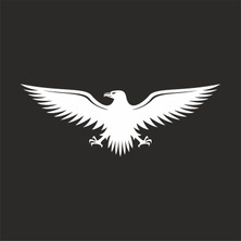 Kartal STICKER17X17 cm Beyaz