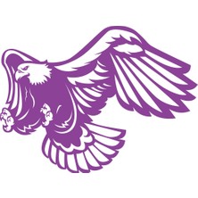 Kartal STICKER17X17 cm Mor