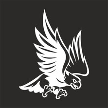 Kartal STICKER17X17 cm Beyaz