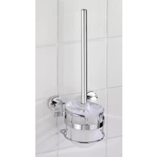 Saban Duvara Monte Tuvalet Fırçası | Krom Kaplama, 3kg Taşıma Kapasitesi