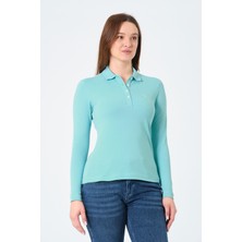 Msw kadın Regular Fit Polo Yaka T-Shirt