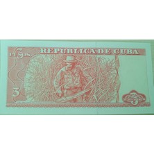Koleksiyon Cuba 3 Pesos Çil