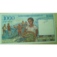 Koleksiyon Madagskar 1000 Francs C15644339 Çil