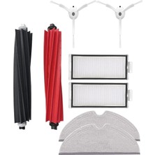 Roborge Roborock Q5 Pro + robot Süpürge Uyumlu 8'li Yedek Parça Seti