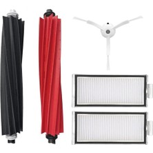 Roborge Roborock Q5 Pro + Robot Süpürge Uyumlu 5'li Yedek Parça Seti