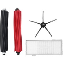 Roborge Roborock S8 Pro Ultra Robot Süpürge Uyumlu 4'lü Yedek Parça Seti