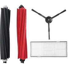 Roborge Roborock S8 Pro Ultra Robot Süpürge Uyumlu 4'lü Yedek Parça Seti