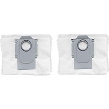 Roborge Roborock Q7 Max + Robot Süpürge Uyumlu 2'li Toz Torbası-Yedek Parça