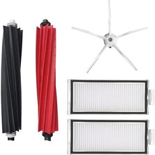 Roborge Roborock Q5 Pro Robot Süpürge Uyumlu 5'li Yedek Parça Seti