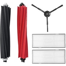 Roborge Roborock S8 Pro Ultra Robot Süpürge Uyumlu 5'li Yedek Parça Seti