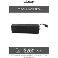 Roborge Xiaomi Mop Pro (STYTJ02YM) Robot Süpürge Uyumlu Batarya 3200 Mah - Muadil Ürün