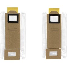 Roborge Roborock S7+ robot Süpürge Uyumlu 2'li Toz Torbası-Yedek Parça