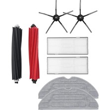 Roborge Roborock S8 Pro Ultra Robot Süpürge Uyumlu 8'li Yedek Parça Seti