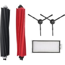 Roborge Roborock Q5 Pro + Robot Süpürge Uyumlu 5'li Yedek Parça Seti