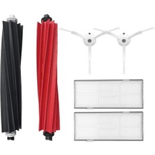 Roborge Roborock S8 + Robot Süpürge Uyumlu 6'lı Yedek Parça Seti