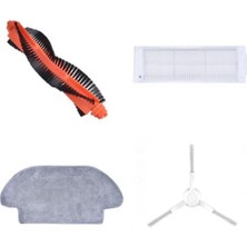 Roborge Karcher RCV 3 Robot Süpürge Uyumlu - 4'lü Yedek Parça Seti - Muadil Ürün