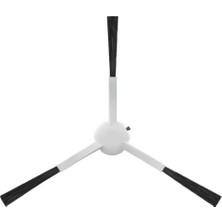 Roborge Dreame D10S Pro Robot Süpürge Uyumlu Yan Fırça - Siyah Fırçalı