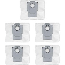 Roborge Roborock S8+ Robot Süpürge Uyumlu 5'li Toz Torbası