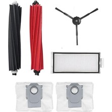 Roborge Roborock Q5 Pro + Robot Süpürge Uyumlu 6'lı Yedek Parça Seti