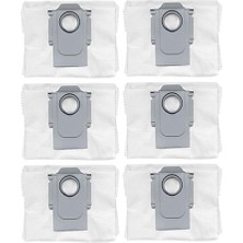 Roborge Roborock Q5+ Robot Süpürge Uyumlu 6'lı Toz Torbası