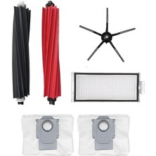 Roborge Roborock Q8 Max + Robot Süpürge Uyumlu 6'lı Yedek Parça Seti