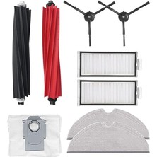 Roborge Roborock Q5 Pro robot Süpürge Uyumlu 9'lu Yedek Parça Seti