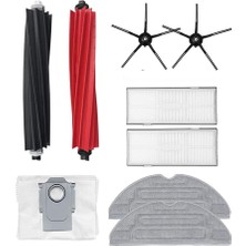 Roborge Roborock S8 Pro Ultra Robot Süpürge Uyumlu 9'lu Yedek Parça Seti