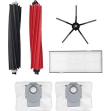 Roborge Roborock S8+ Robot Süpürge Uyumlu 6'lı Yedek Parça Seti