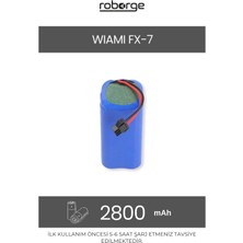 Roborge  Wiami Fx-7 Robot Süpürge Uyumlu Batarya 2800 Mah - Muadil Ürün
