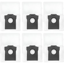 Roborge Dreame X40 Ultra Robot Süpürge Uyumlu 6'lı Toz Torbası - Yedek Parça Seti