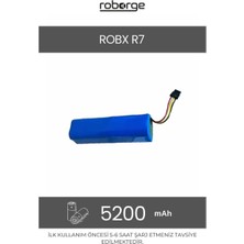 Roborge Robx R7 Robot Süpürge Uyumlu Batarya 5200 Mah - Muadil Ürün