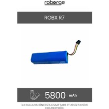 Roborge Robx R7 Robot Süpürge Uyumlu Batarya 5800 Mah - Muadil Ürün