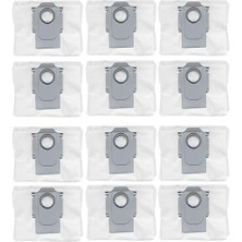 Roborge Roborock S8 Pro Ultra Robot Süpürge Uyumlu 12'li Toz Torbası