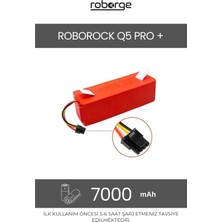 Roborge Roborock Q5 Pro + Robot Süpürge Uyumlu Batarya 7000 Mah - Muadil Ürün