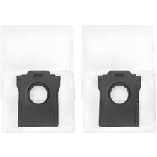 Roborge Dreame X30 Pro Robot Süpürge Uyumlu 2'li Toz Torbası-Yedek Parça