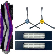 Roborge Midea S8+ Robot Süpürge Ana Fırça 2'li Hepa Filtre Yan Fırça