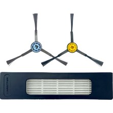 Roborge Midea S8+ Robot Süpürge Uyumlu 3'lü Yedek Parça Seti