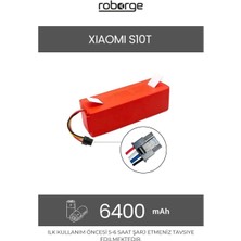 Roborge Xiaomi Vacuum Mop S10T (STFCR01SZ) Robot Süpürge Uyumlu Batarya 6400 Mah - Muadil Ürün