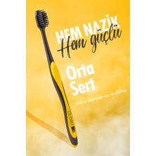Glimo Smokers Beyazlatıcı Diş Fırçası | Sigara & Çay Lekelerine Karşı | Plak & Sararma Önleyici | Sarı