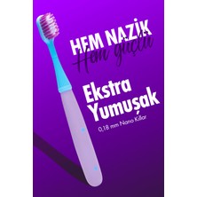 Glimo Kids Çocuk Diş Fırçası 3-8 Yaş | Diş Eti Dostu Yumuşak Kıl, Eğlenceli Tasarım |çocuklara Özel,mavi