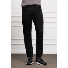 Morven  Erkek Siyah Mevsimlik Pamuk 5 Cep Dynamic Fit Jean Pantolon