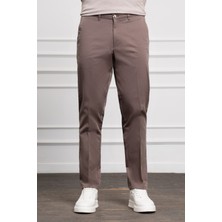 Morven  Erkek Kahve Dynamic Fit Chino Pantolon