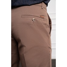 Morven  Erkek Vizon Dynamic Fit Chino Pantolon