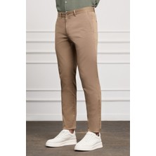 Morven  Erkek Vizon Slim Fit Chino Pantolon
