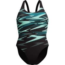 Speedo Hyperboom Kadın Mayo - (Siyah / Koyu Turkuaz)