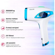 Ipl Lazer Epilasyon Tüy Alma Cihazı Yüz+Vücut+Hassas Bölge Kullanımı, Değiştirilebilir Lamba Başlığı Ipl Cihazları