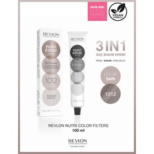 Revlon Nutri Color Filters 1012 Iridescent Pearl – Küllü, Soğuk Sarı ve Platin Saçlar İçin Renk Yenileyici ve Parlaklık Veren Saç Maskesi 100 ml